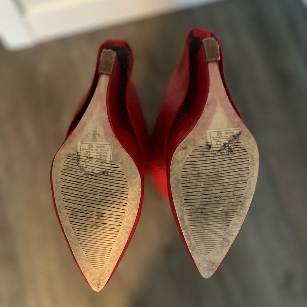 Azalea Wang Stuck On You Wedge Boot In Red - image 5